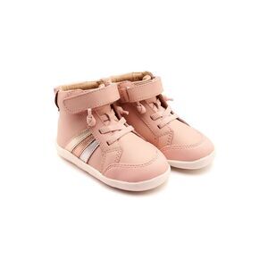 Old Soles High Sun Ray Leather Sneaker, Pink